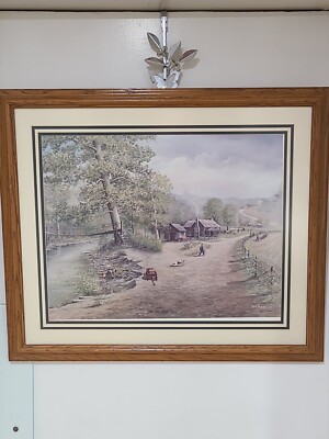 The Old Home Place by Fred Thrasher Limited Edition S&N # 485/1500 (20 x 16) 92