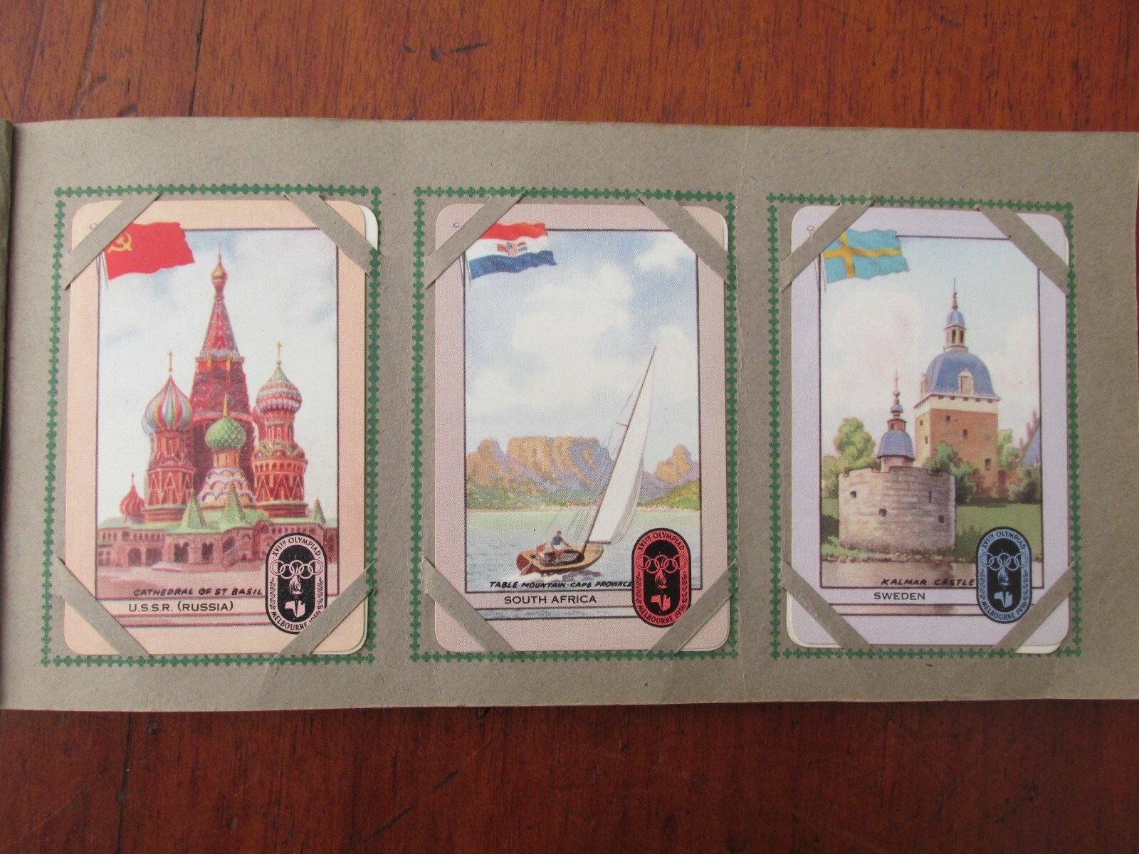 Bulk Lot 60 Melbourne Olympic Games Coles Swap Cards in Original Album