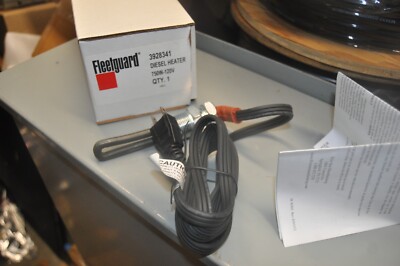 fleetgard Block Heater 3928341 Cummins  98.5-18 5.9/6.7 Liter 750W  3/4 NPT 120v