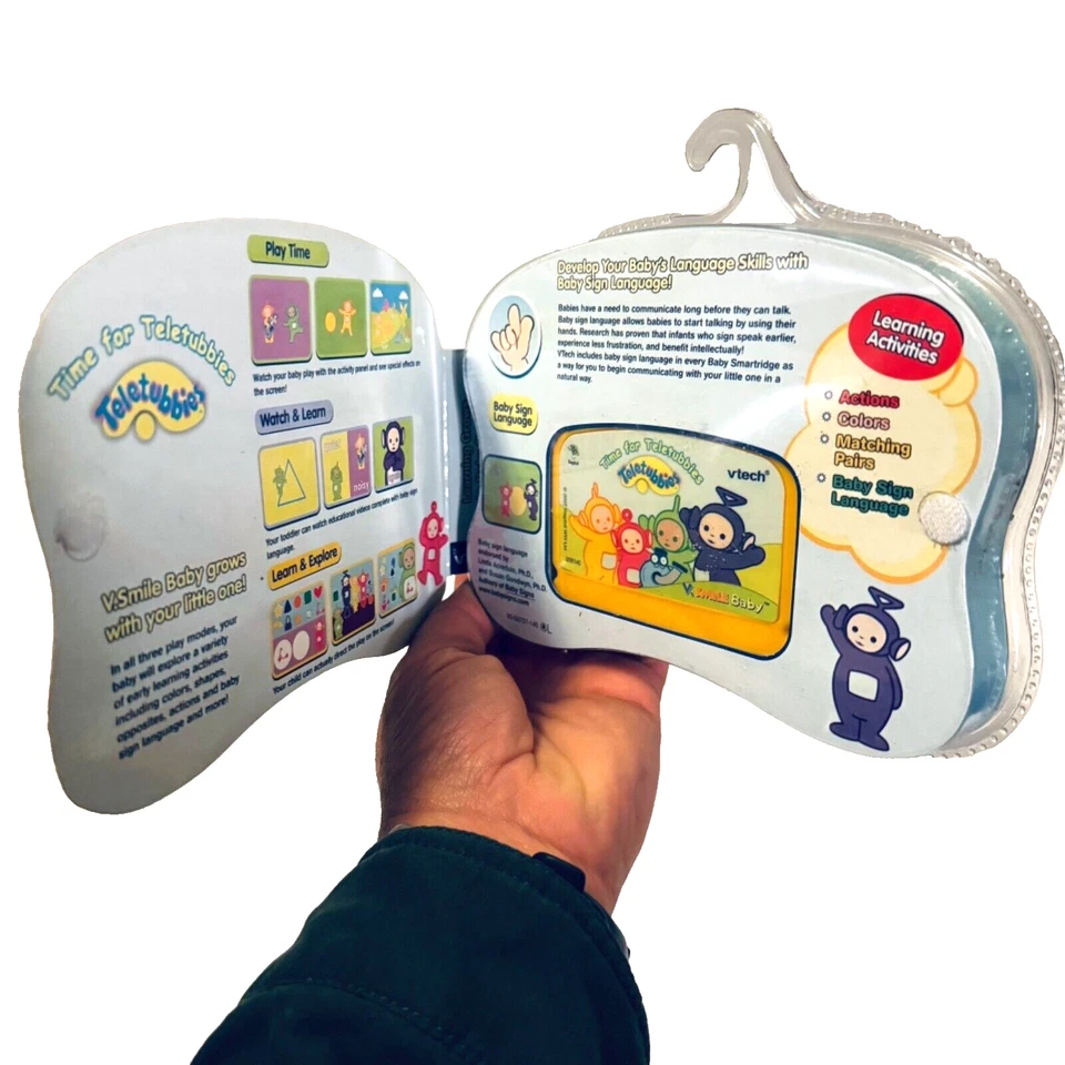 Teletubbies Time for Teletubbies Vtech V.Smile Baby Game Cartridge Learning New - Image 3 of 4