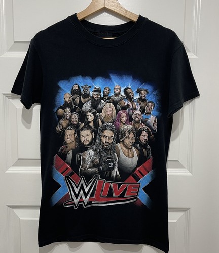Official WWE European Tour 2016 Wrestling T Shirt Size S