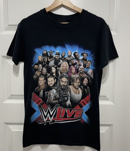 Official WWE European Tour 2016 Wrestling T Shirt Size S - Picture 1 of 12