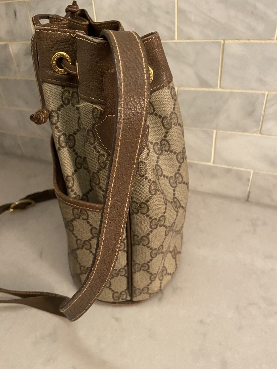 GUCCI| (760199 9AAD9 8341) Authentic Gucci Mini Bucket Crossbody Bag.  | eBay