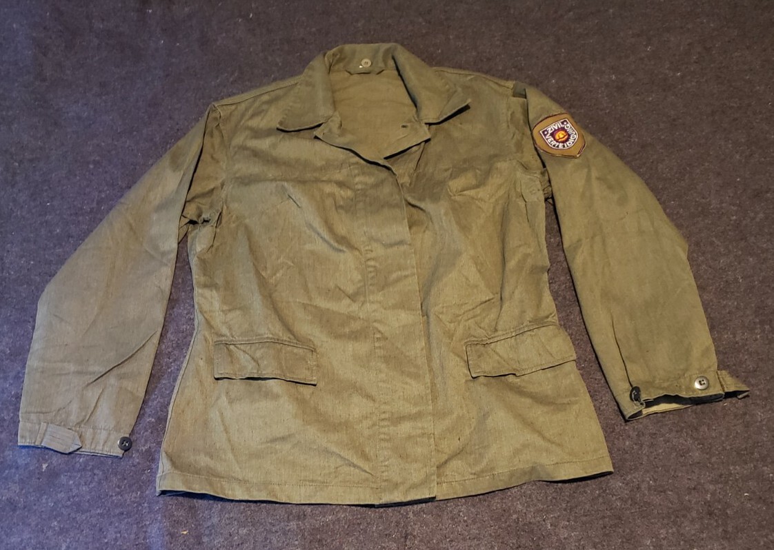 East German Original Uniform Jacket Civil Defense Sz M88 NVA