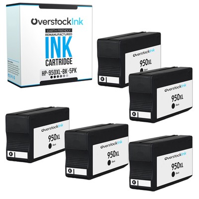 5PK Compatible OSI 950XL Printer Cartridges for HP OfficeJet Pro 8660 8100 8600