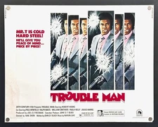 Trouble Man (1972) Original Half Sheet Movie Poster – Poor **Blaxploitation**