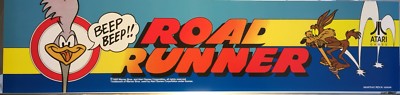 Road Runner Arcade Marquee 23.5'' x 5.5''