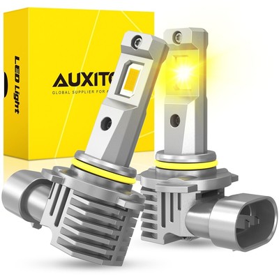 AUXITO 6000LM 32W Free Error H10 9145 9155 LED 9050 Fog Light DRL 3000K Yellow