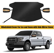 For Ford Accessory Windshield Snow Covers Frost Ice Guard with Side Mirror Cover