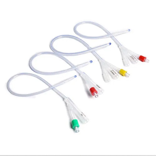 Medical Disposable 2 Way Silicone Urinary Catheter For 8r/12/14/16/18/20/22/24Fr - Picture 4 of 23