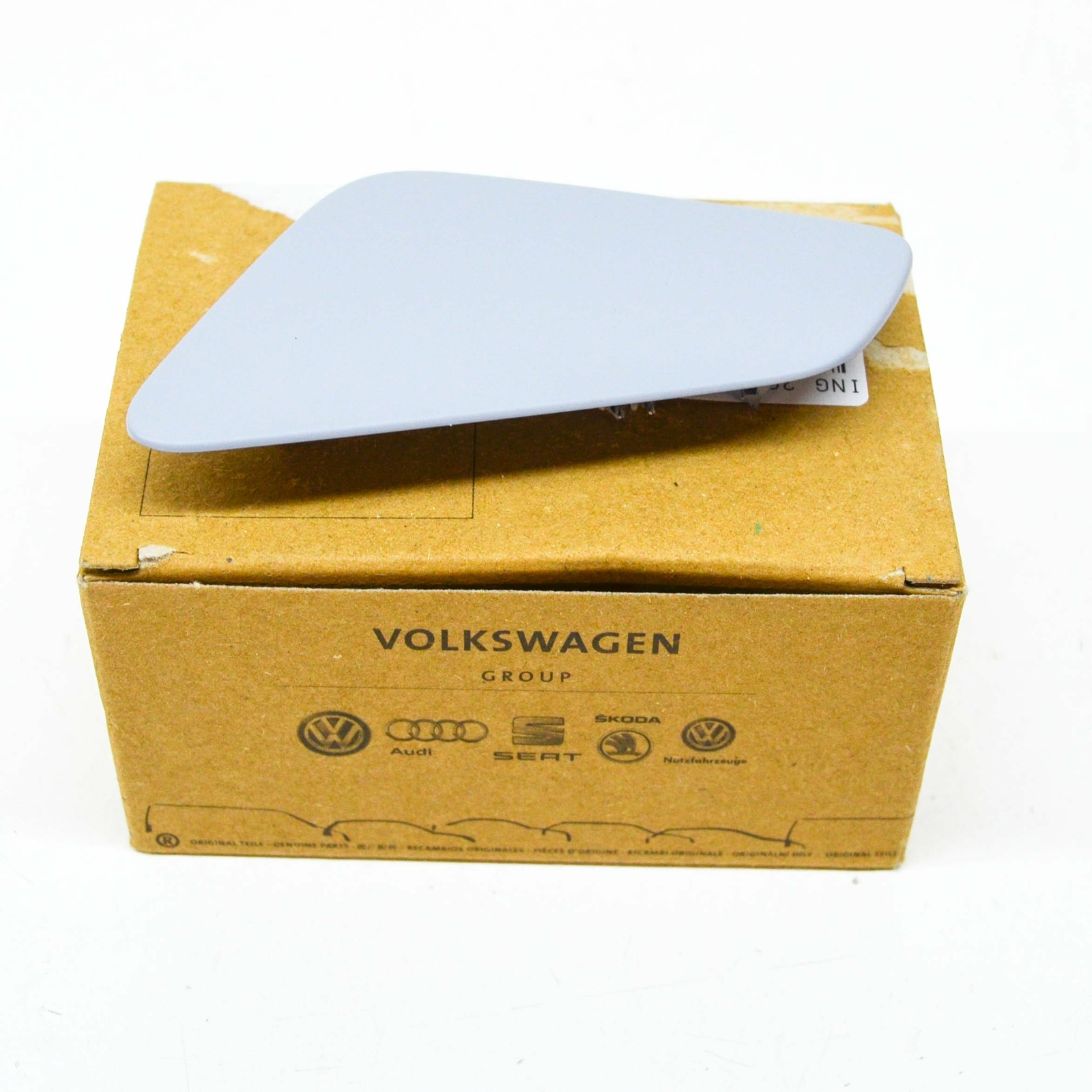 NEW AUDI A1 8X FRONT BUMPER LEFT WASHER COVER CAP PRIMED 8X0807753AGRU ORIGINAL