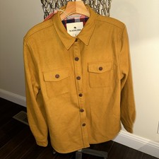 The Normal Brand Men's Brightside Flannel Line Gold Shacket Size M