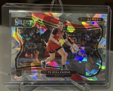 2025 Select WNBA Te-Hina Paopao Snapshots Ice Prizm RC #3 Atlanta Dream
