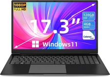 Business 17 Inch Windows 11 Laptop With 128GB / 256GB / 512GB SSD Intel Celeron