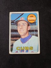 ⚾1969 Topps #225 Don Kessinger⚾Low Grade - Crease⚾