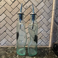 Oil and Vinegar Glass Cruet Set