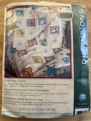 Dimensions Swell Noel Afghan Kit New In Damaged Packaging Read Description