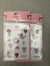 2026 Jellycat Sticker Sheet Valentines Edition New Sealed Gift Rare x 2