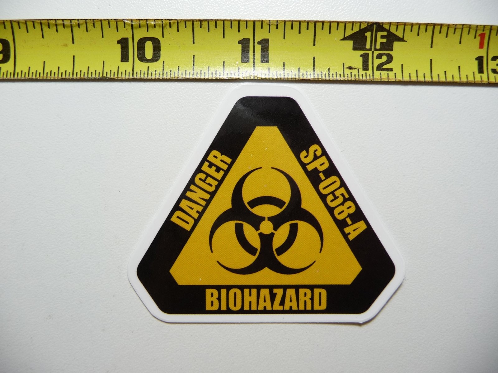 Biohazard Lab Danger Sticker for Scrapbooking and Novelty Fun