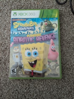 SpongeBob SquarePants Plankton's Robotic Revenge (Xbox 360, 2013) Complete