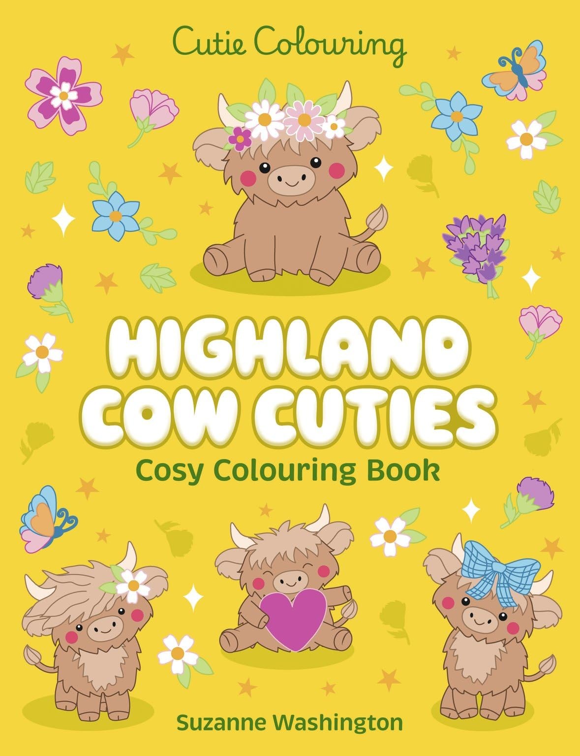 Highland Cow Cuties Colouring Book - Image 6