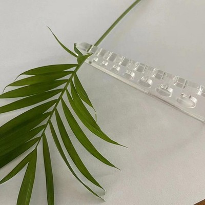 Kräuter Stripper Kräuterschäler Gemüse Blätter Entferner Acryl Küchenutensilien 8 Löcher