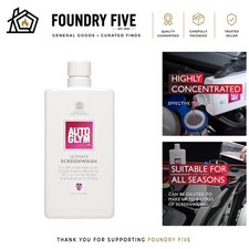 Image of Autoglym Ultimate Screenwash, 500ml - Concentrated Screen Wash for Cars, Up to