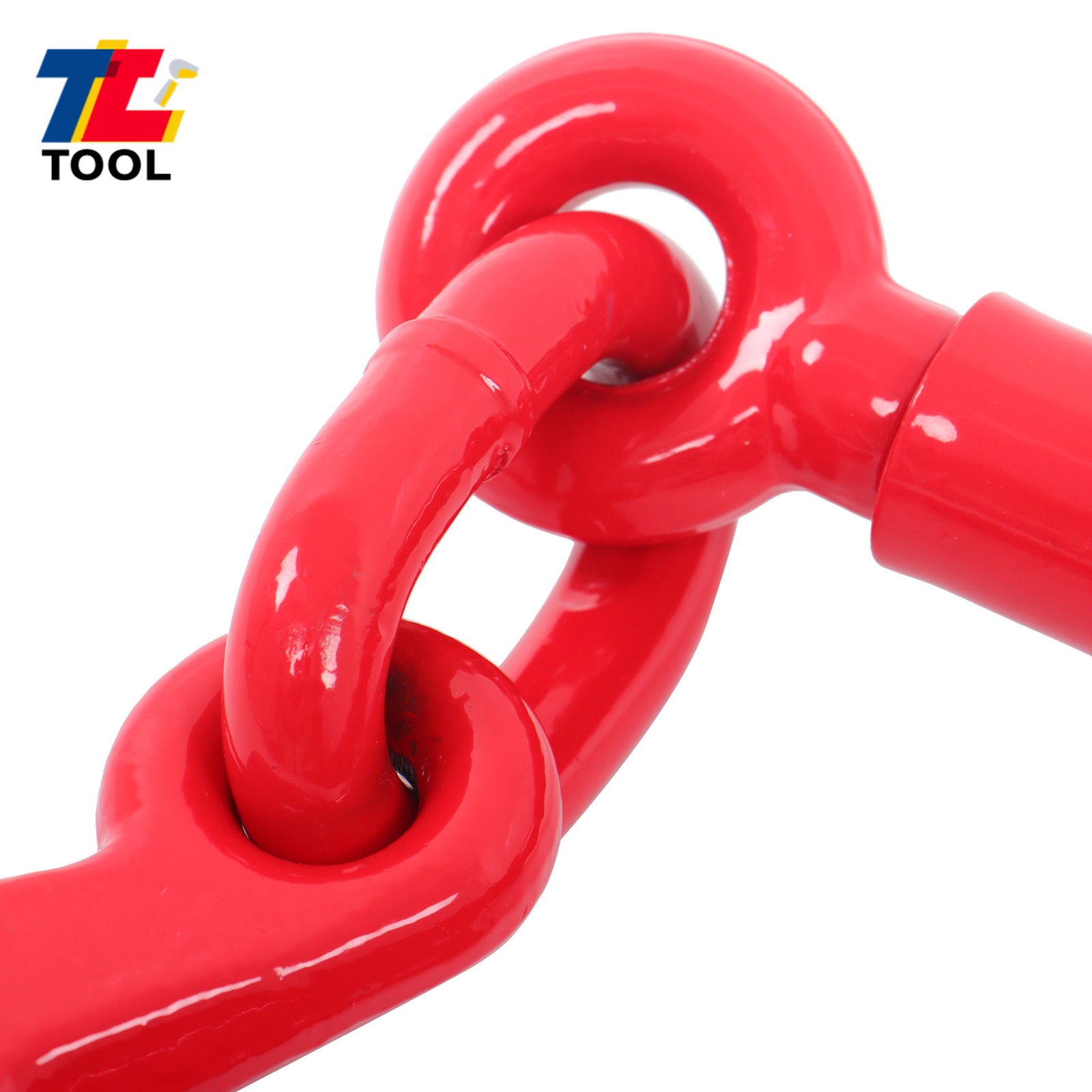 4 Set 3/8in-1/2in Ratchet Load Binder Chain and Binder Kit 10FT G80 Chains