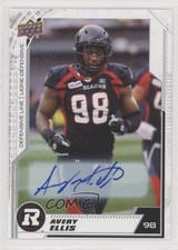 2020 Upper Deck CFL Auto Avery Ellis #107 Auto l5j