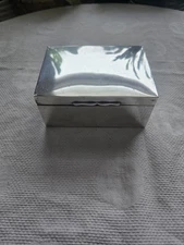 Vintage Mappin And Webb Sterling Silver Cigarette Trinket Box