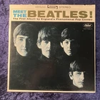The Beatles - Meet The Beatles! LP first press US Stereo 1964 VG+ Rainbow