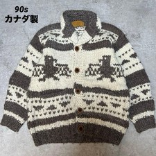 80s-90s Vintage Canada Made Cowichan Wool Knit Sweater