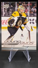2024-25 UD Series 2 Brandon Bussi Young Guns Rookie #493 Bruins Hurricanes RC