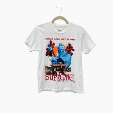 Supreme Shaolin Come and Get Some Tee White Men’s Size Large
