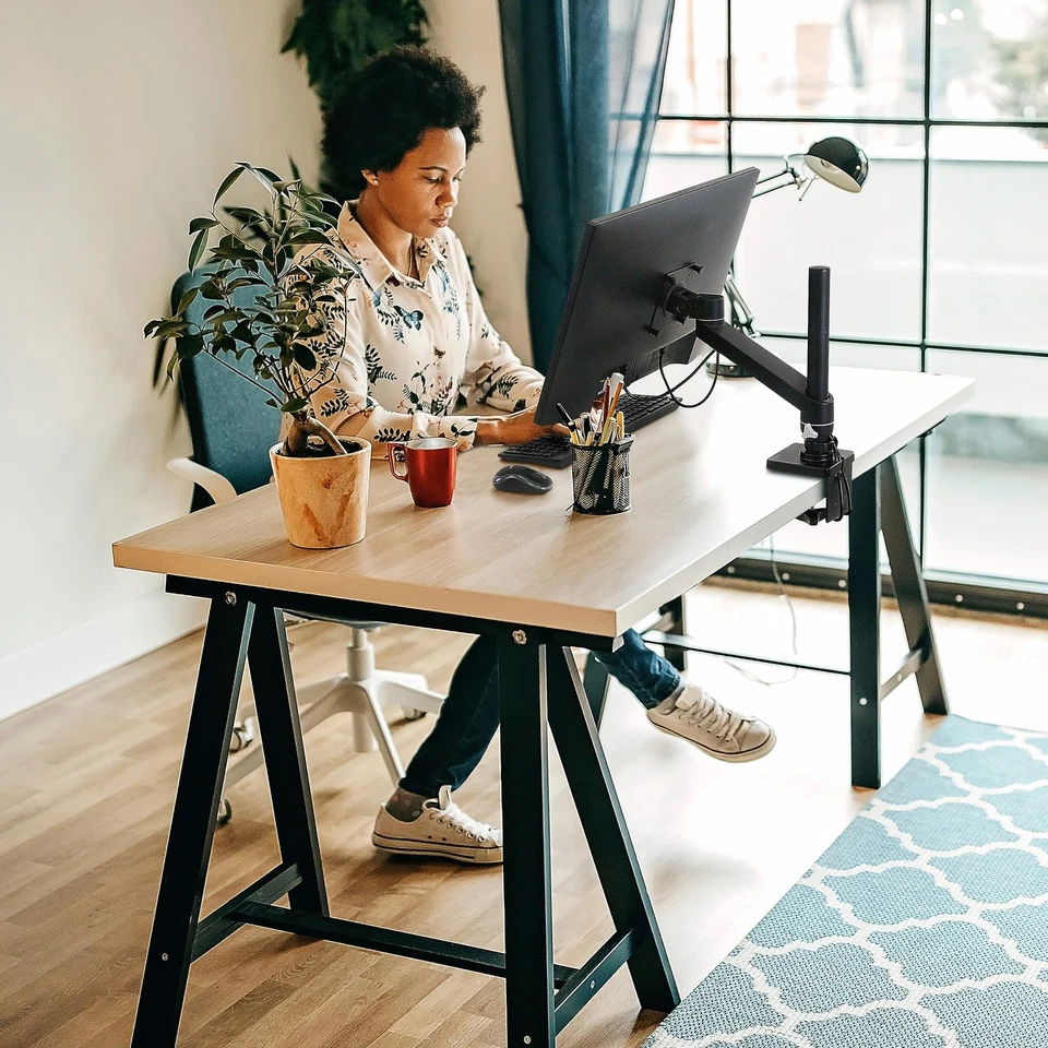 Matte Black Flat Screen Display Mount For 34 Inch Monitors Vesa 75X75 100X100 - Image 2 of 4