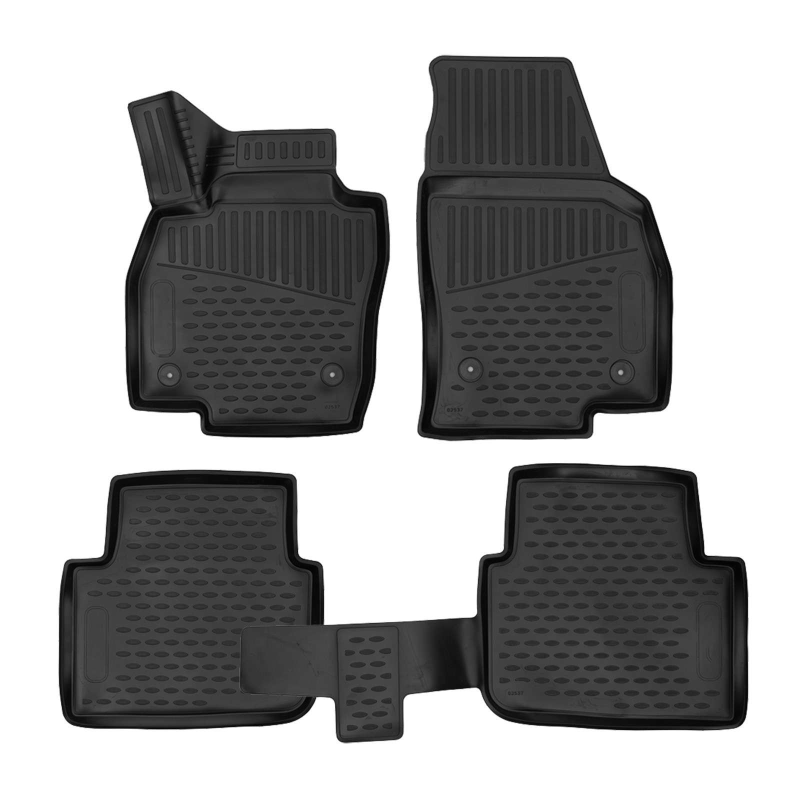 Tapis en caoutchouc Skoda Kamiq 2019 idéal pour les sorties en famille et les trajets météo