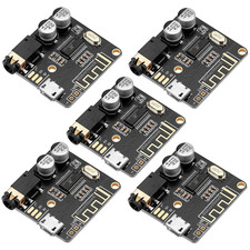 5Pcs Bluetooth Audio Receiver Board BT 5.0 Stereo Audio Amplifier 3.7-5V Car Spe