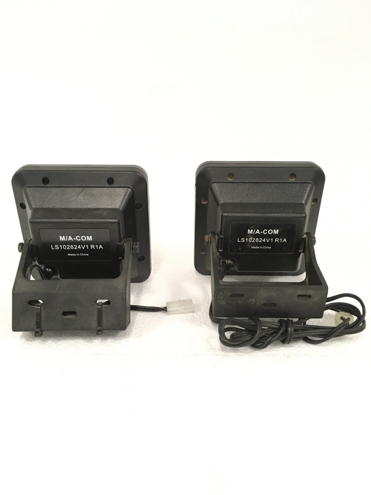 Lof of 2 Harris 2 Way Radio Mobile Speaker LS102824V1 R1A w/Bracket WORKING