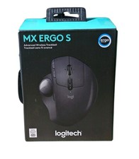 Logitech MX Ergo S Wireless Trackball Mouse 910-007259 Ergonomic Graphite New