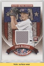 2015 Elite Extra Edition USA Baseball 15U Game Jerseys Chris McElvain READ 0af