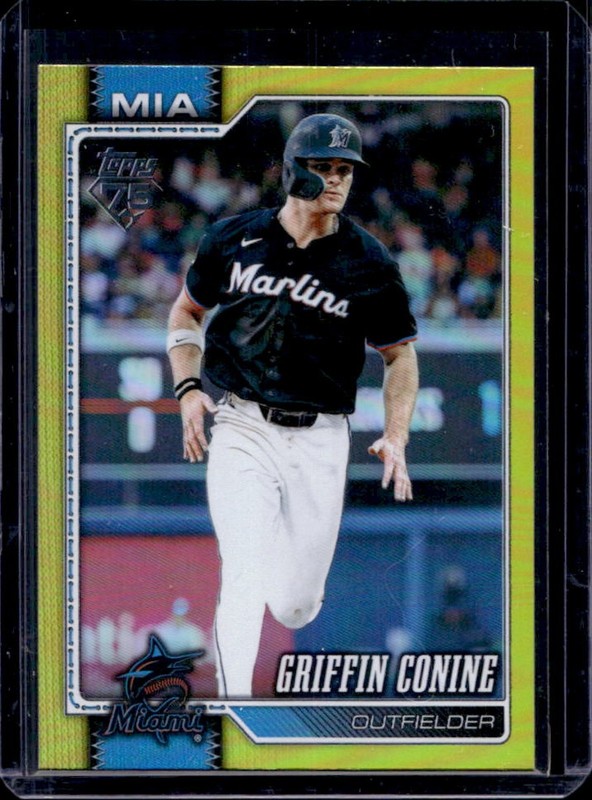 2026 Topps Griffin Conine Yellow Rainbow Foil #/399 Marlins