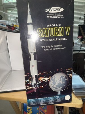 Estes Apollo Saturn V Rocket Parachute Recovery #1236- Kit -36 Complete