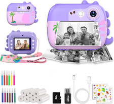 Kids Camera Instant Print,Children Digital Camera Toys with HD Video for Kids Ag