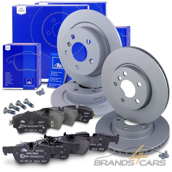ATE Bremsscheiben +BelÄGe Vorne+Hinten FÜR BMW 2-ER F45 F46 X2 F39 Mini F54 F60-image