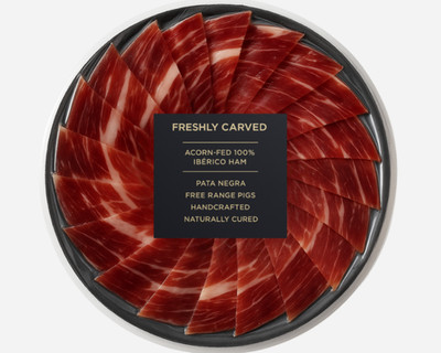 Iberico Acorn-Fed Ham - Sliced Jamon Pata Negra, 3 oz | Premium Spanish Dry-Cure