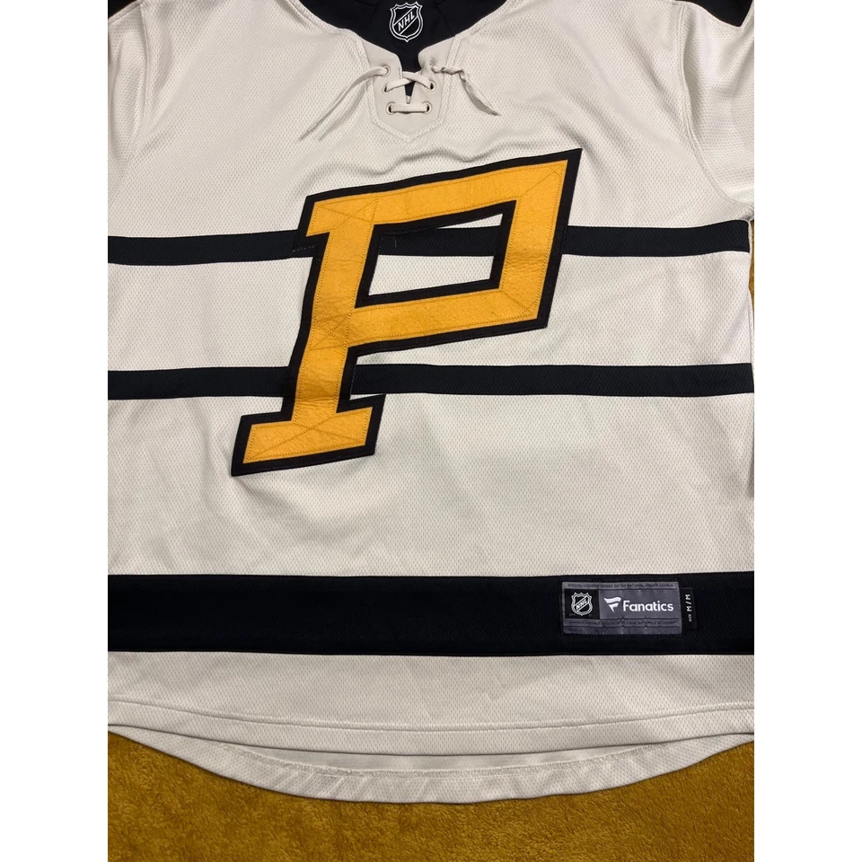 Camiseta deportiva de hockey Pittsburgh Penguins 59 GUENTZEL fanáticos hombres M invierno clásico 2023 Foto 4 de 4