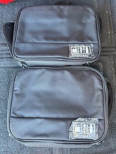 BAGSMART Electronics Travel Organizer Case Lot of 2 - Black Tech Cable Bag