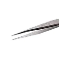 Erem 3CTA 4 1/3" Titanium Precision Tweezers, Straight Fine Tips