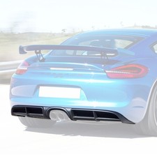 Fits 13-16 Porsche 981 Gt4 Boxster Cayman Gt4-style Rear Bumper Diffuser Pp Fits 13-16 Porsche 981 Gt4 Boxster Cayman Gt4-style Rear Bumper Diffuser Pp