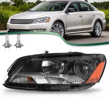 For 2012-2015 Volkswagen Passat Halogen Headlight Headlamp Driver Left LH Side